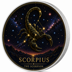 Scorpius, Ag 999 — srebrny rant monety
