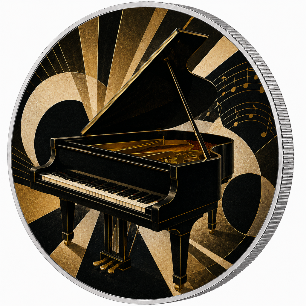 Soul of the Piano, Ag 999 — srebrny rant monety