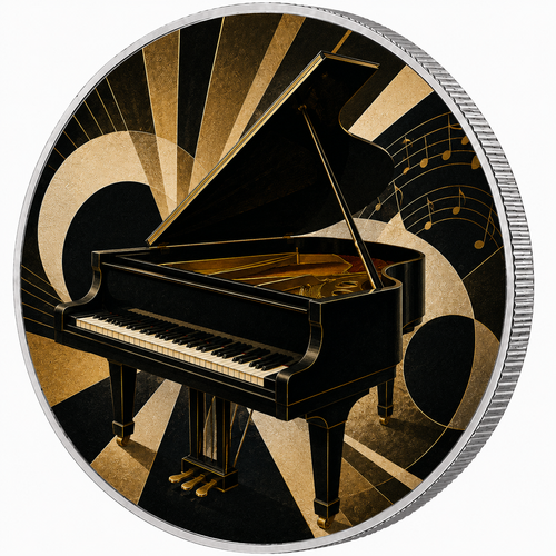 Soul of the Piano, Ag 999 — srebrny rant monety