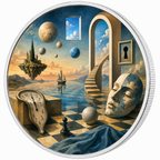 Surreal Horizons, Ag 999 — srebrny rant monety