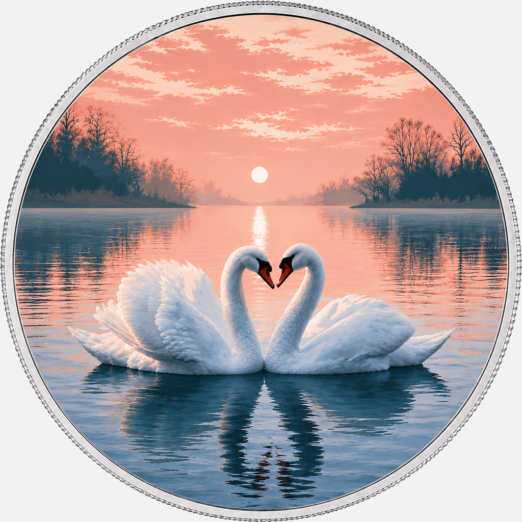 Swans of Love, Ag 999 — widok z przodu