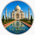 Taj Mahal, Ag 999 — widok z przodu