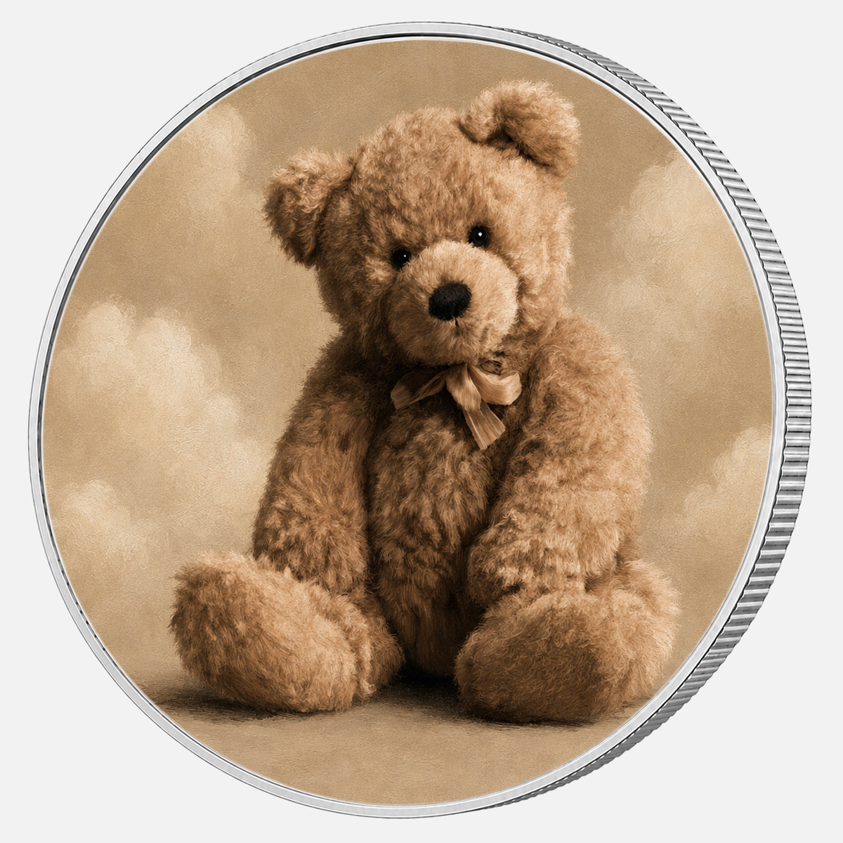 Teddy's World, Ag 999 — srebrny rant monety