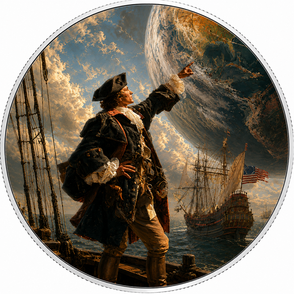 The Discovery of America, Ag 999 — widok z przodu