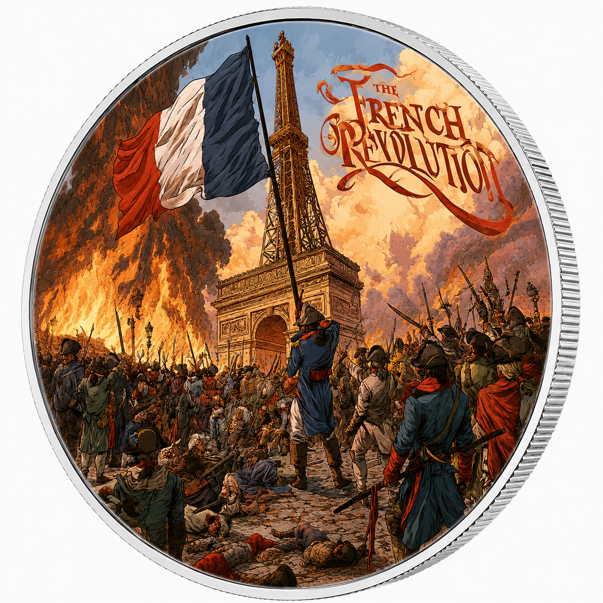 The French Revolution, Ag 999 — srebrny rant monety