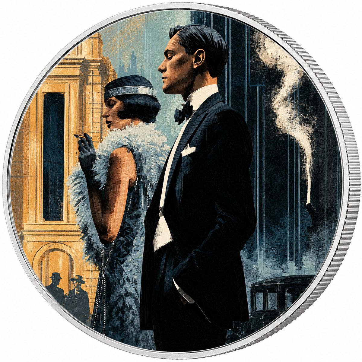 The Great Gatsby, Ag 999 — srebrny rant monety