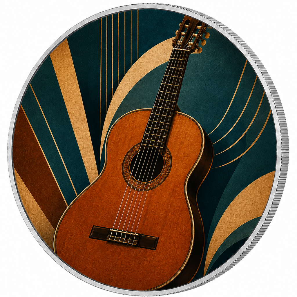 The Guitar Legacy, Ag 999 — srebrny rant monety