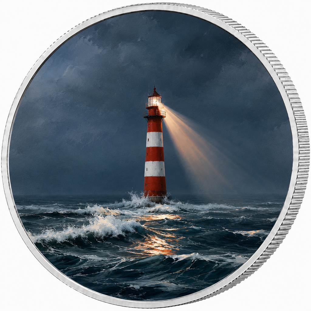 The Lighthouse Keeper, Ag 999 — srebrny rant monety