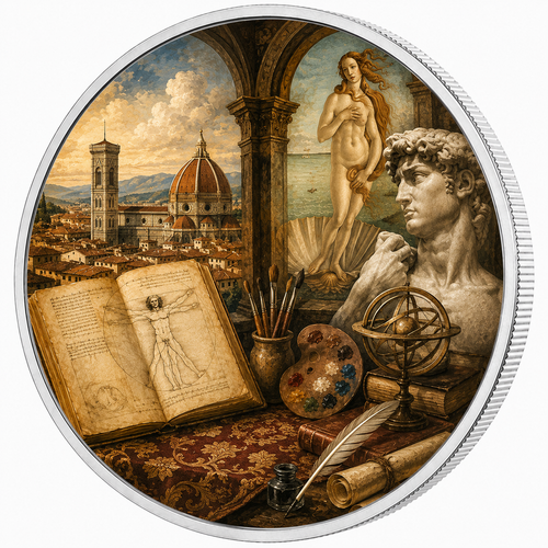 The Renaissance Spirit, Ag 999 — srebrny rant monety