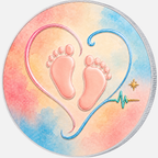 Tiny Feet, Ag 999 — srebrny rant monety