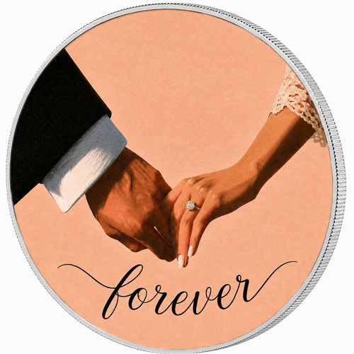 Two Hands, Ag 999 — srebrny rant monety